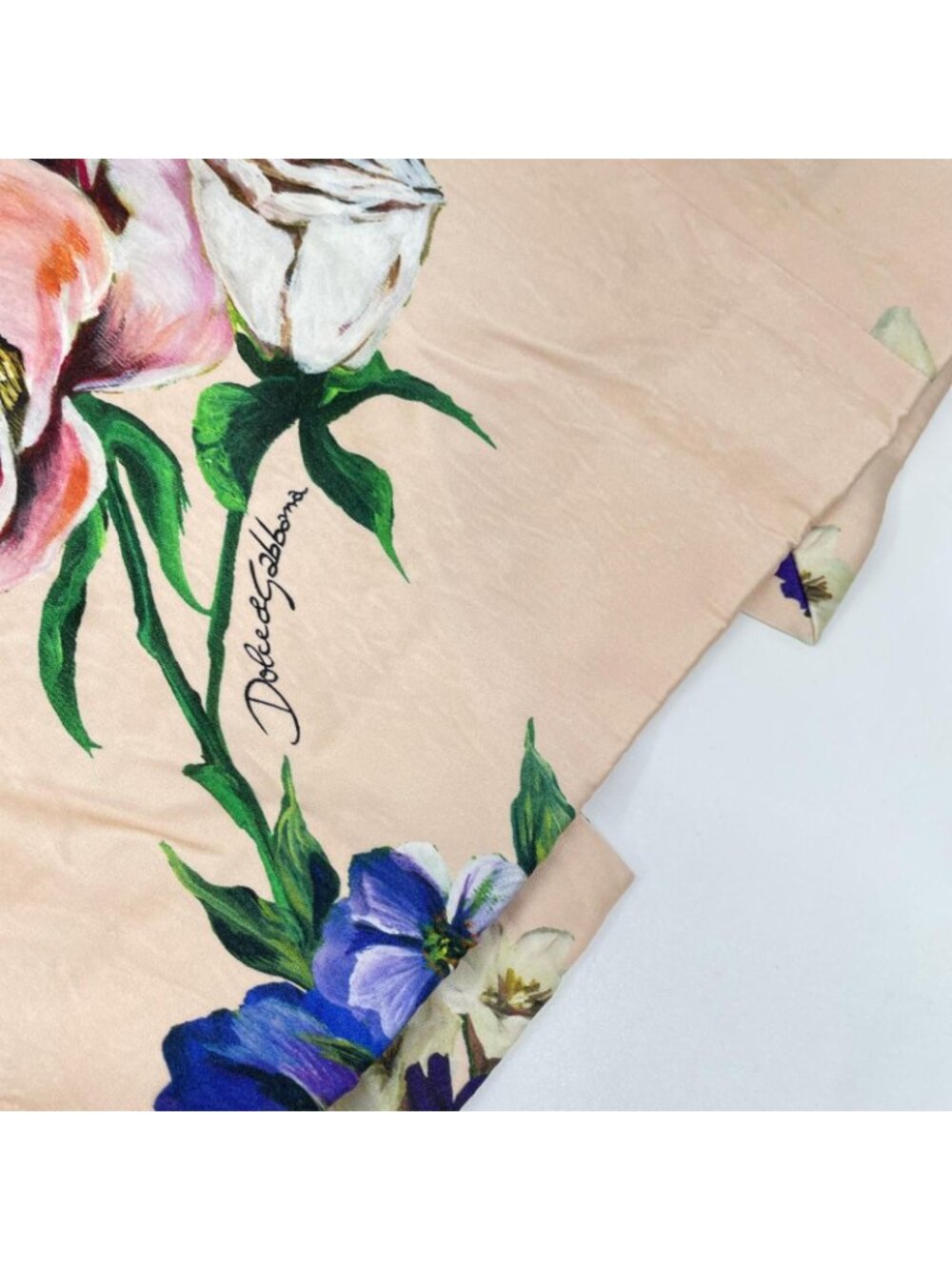 Dolce & Gabbana Salmon Pink Floral Pattern Sleeveless Rayon Dress 36 - Picture 8 of 8